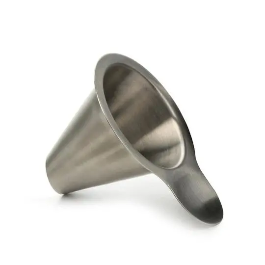 Rsvp Peppercorn Funnel – Stainless Steel Kitchen Funnel For Spices & More 1