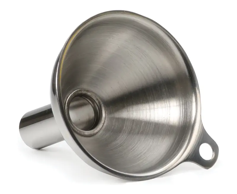 Rsvp Precision Spice Funnel – Narrow-Neck Stainless Steel 1