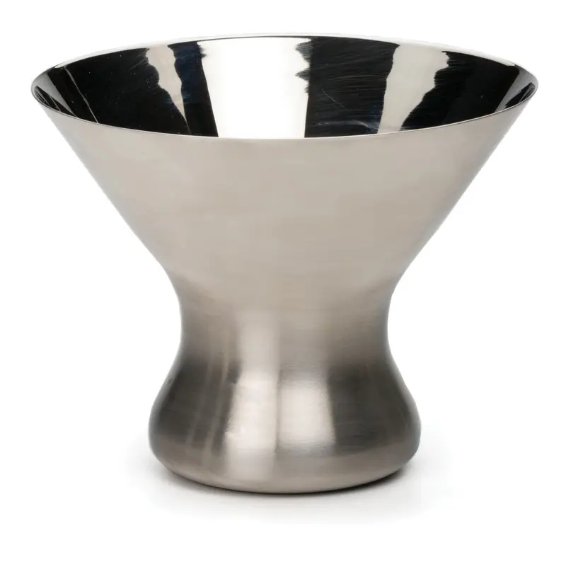 Rsvp Sleek Stemless Martini Glass – Stainless Steel 1