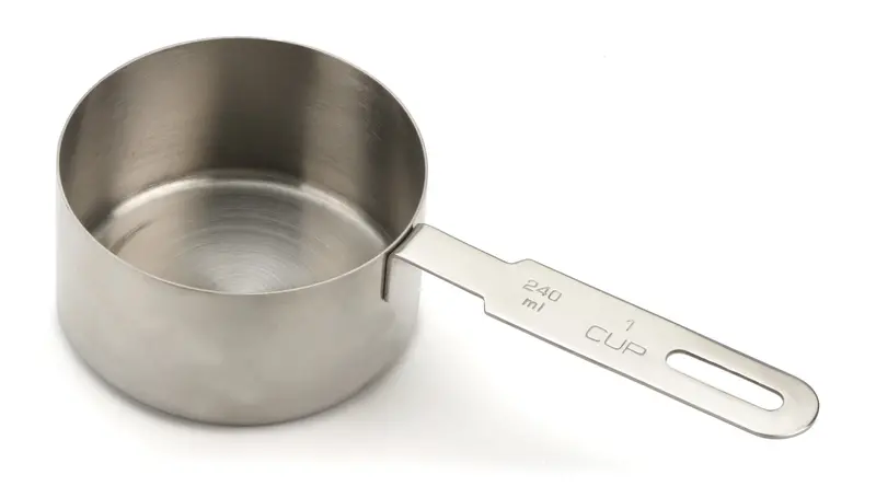 Rsvp Stainless Steel 1-Cup Measuring Cup – Classic Graduated Design 1