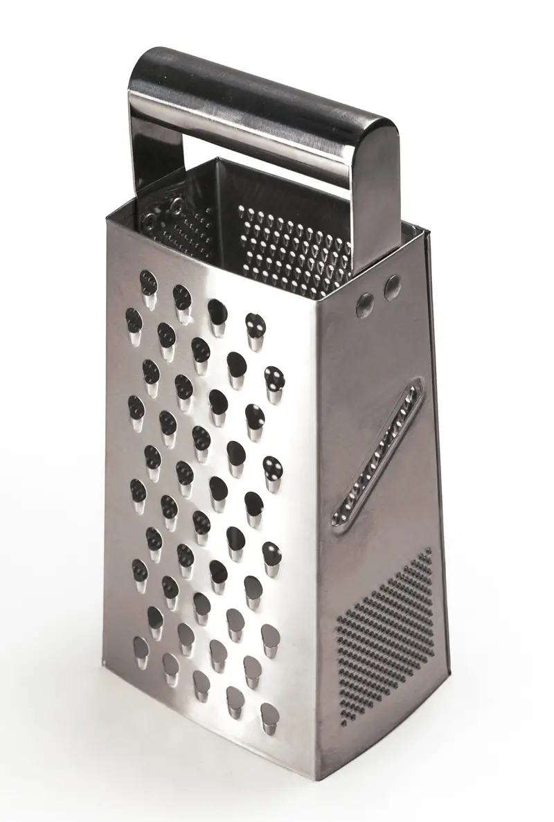Rsvp Stainless Steel Box Grater With Four Cutting Surfaces 1