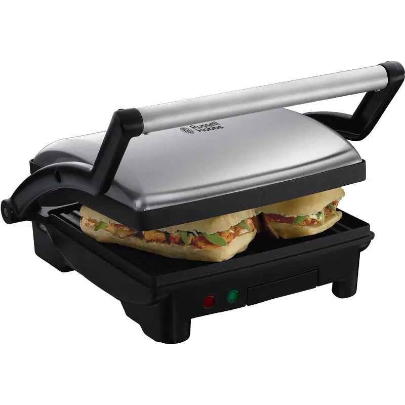 Russell Hobbs 17888-Ph Panini Press – Compact Dual-Plate Grill 1