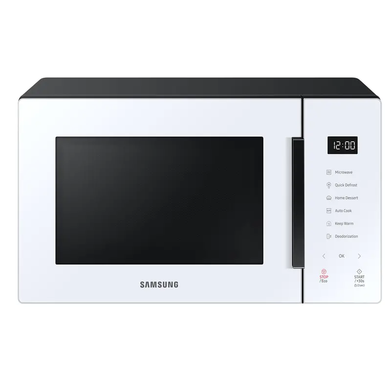 Samsung Ms23T5018Aw/Tc 23-Liter Pure White Microwave Oven – Easy-Clean Interior 1