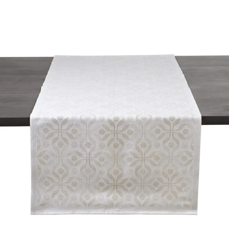 Scandinavian-Style 60-Inch White And Natural Runner 1