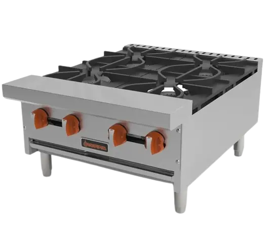 Sierra Range Srhp-4-24 24-Inch 4-Burner Gas Hotplate With Manual Controls 1
