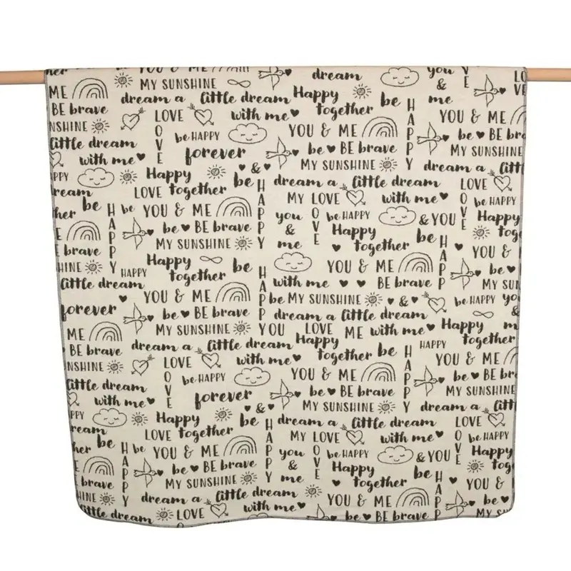Sketch-Style Kids Flannel Blanket By Juwel 1