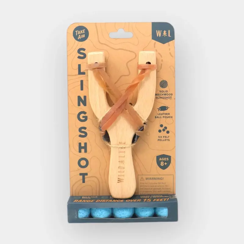 Slingshot Starter Set With Felt Projectile Pellets 1