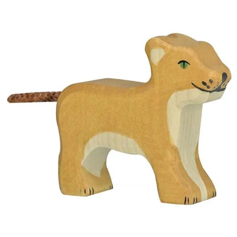 Small Standing Lion Figurine – Safari Animal Collectible 1