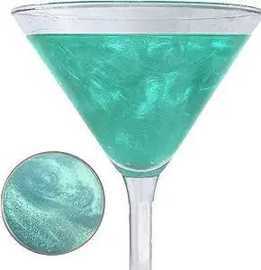 Snowy River Turquoise Cocktail Glitter – Shimmering Drink Decoration 1