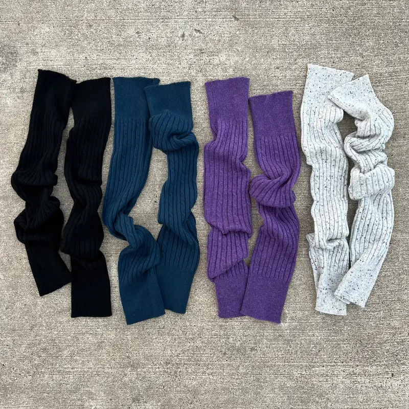 Soft Cashmere Leg Warmers For Women 4