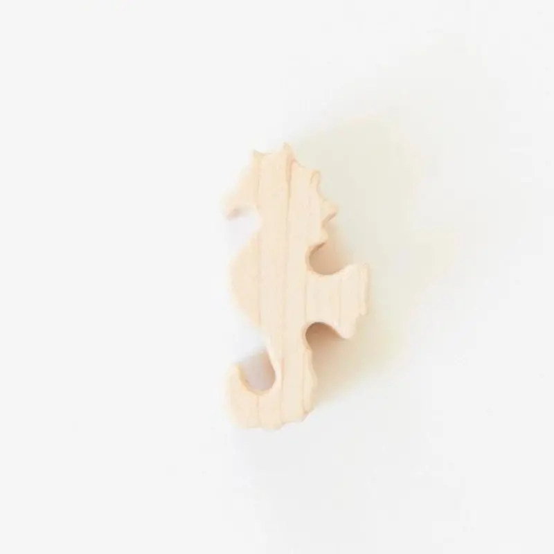 Solid Maple Seahorse Figurine 1