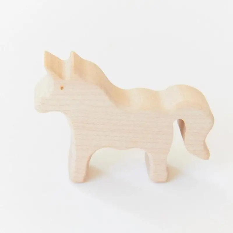 Solid Maple Unicorn Figurine 1