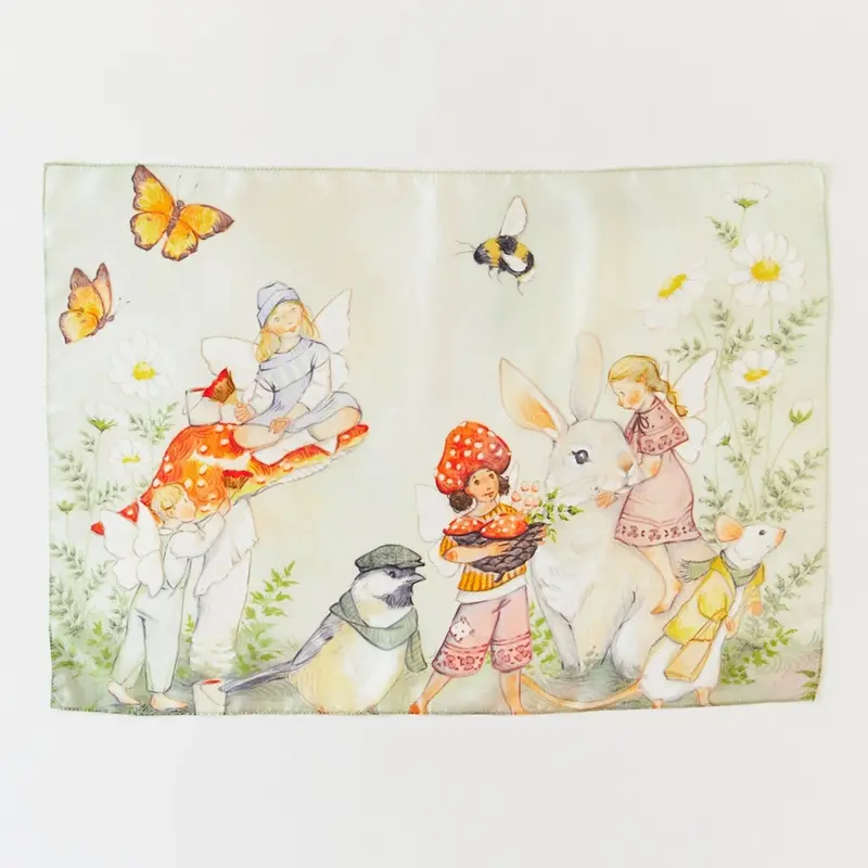 Spring Fairies Themed Interactive Playsilk 1