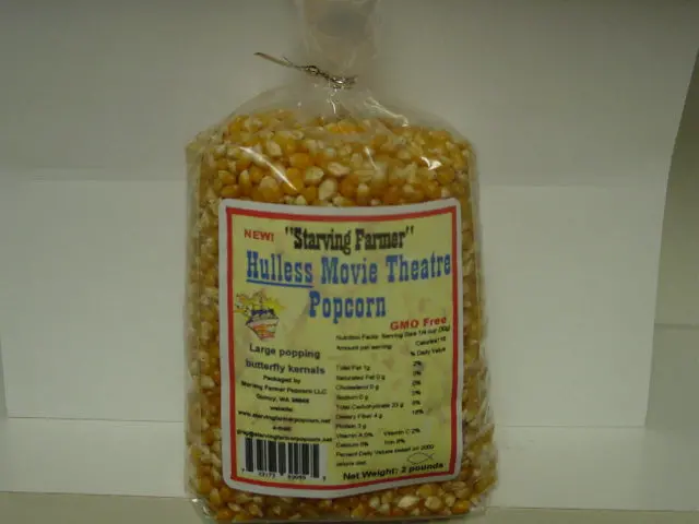Starving Farmer Hulless Movie Theater Popcorn – Premium Gourmet Kernels 1