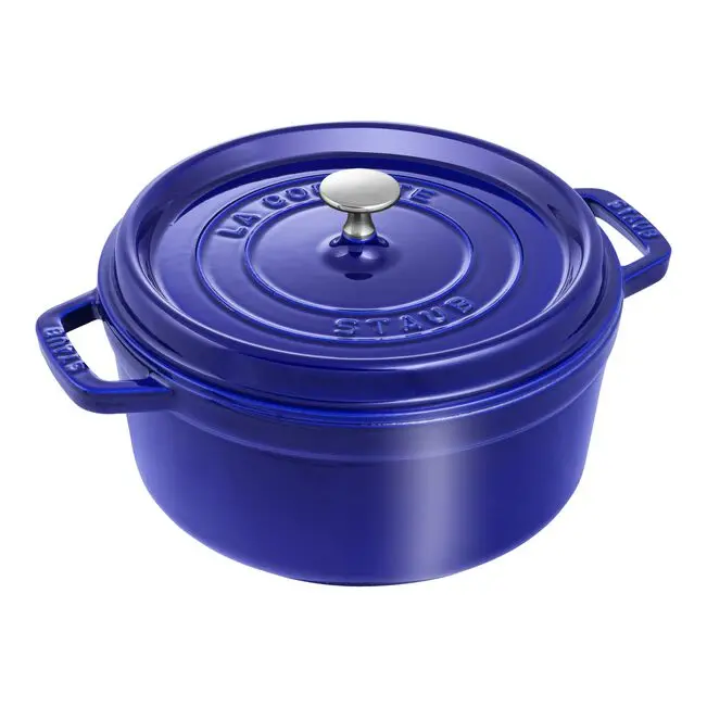 Staub 4-Quart Dark Blue Enameled Cast Iron Dutch Oven – In-Store Pickup Only 1