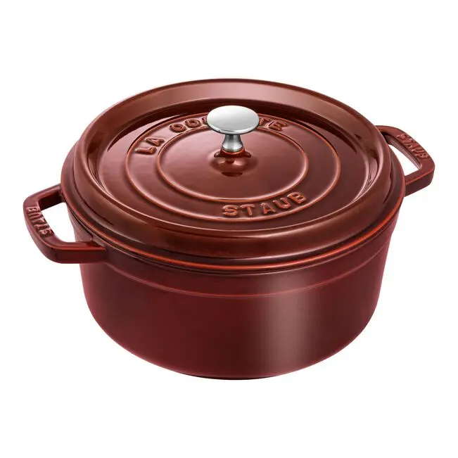 Staub 4-Quart Grenadine Red Enameled Dutch Oven – In-Store Pickup Only 1