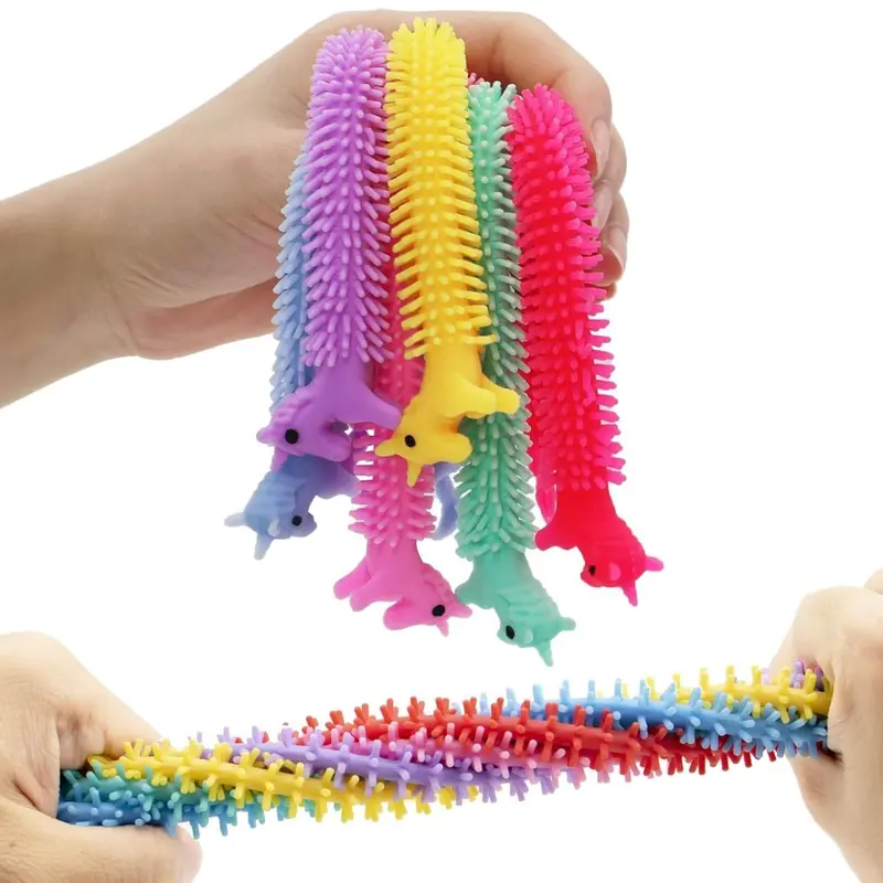 Stretchy Unicorn Noodles Bracelet – Colorful Elastic Wristband 1