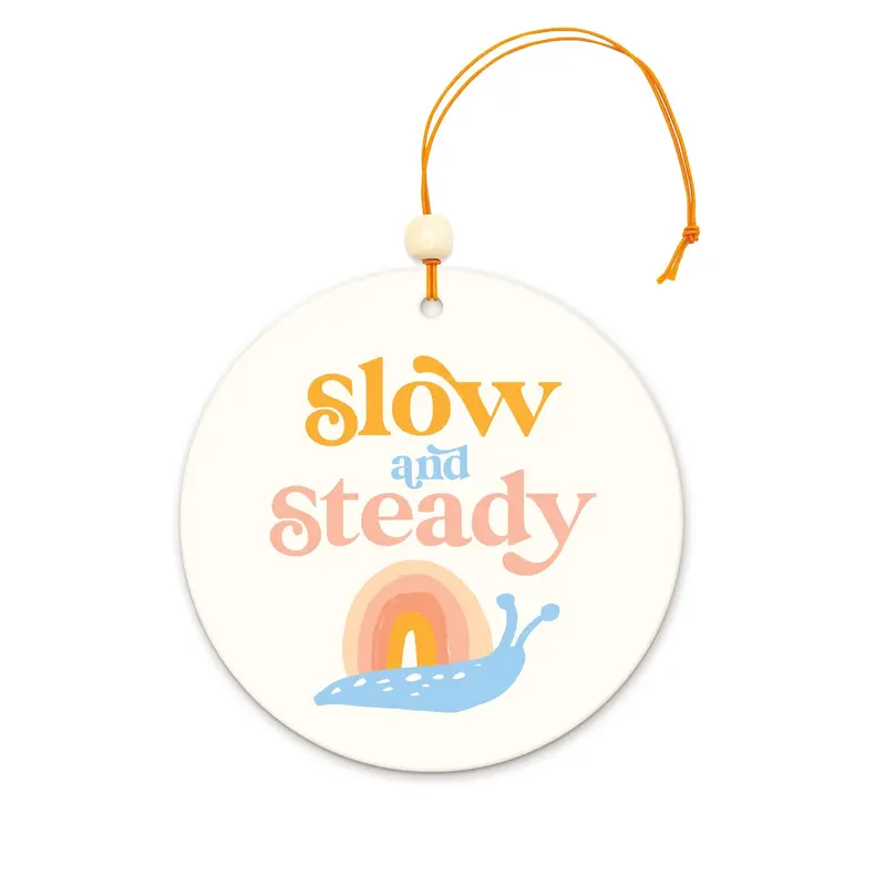 Studio Oh! Car Air Freshener: Slow & Steady Rainbow Snail 1