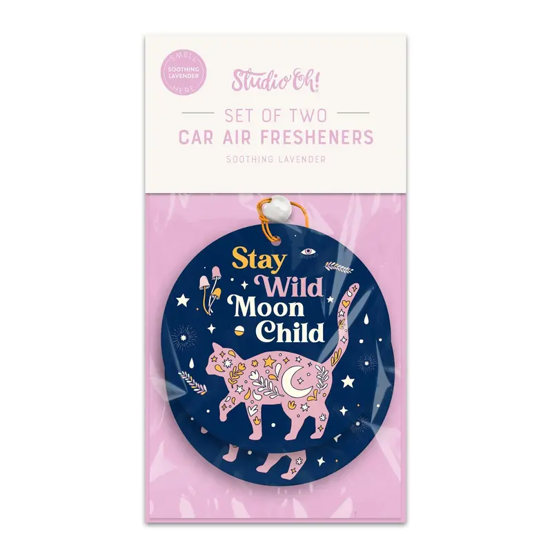 Studio Oh! Car Air Freshener: Stay Wild Moon Child 1