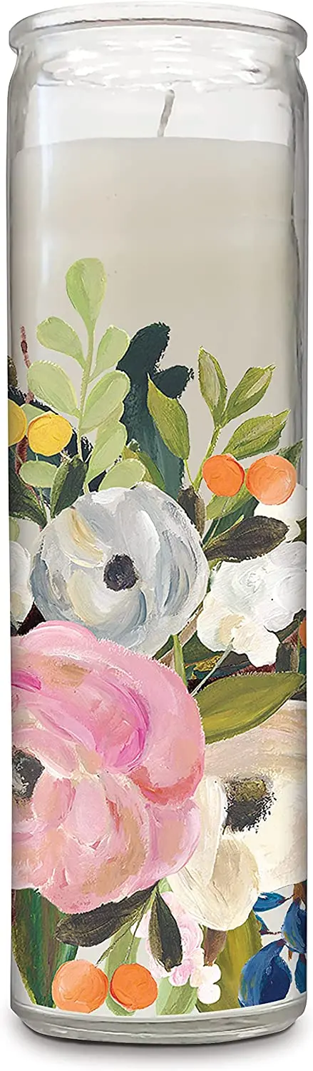 Studio Oh! Cathedral Candle: Bella Flora 1