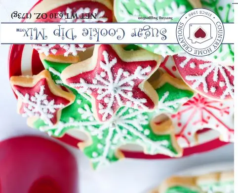 Sugar Cookie Flavor Dip Mix By Country Home Creations 1