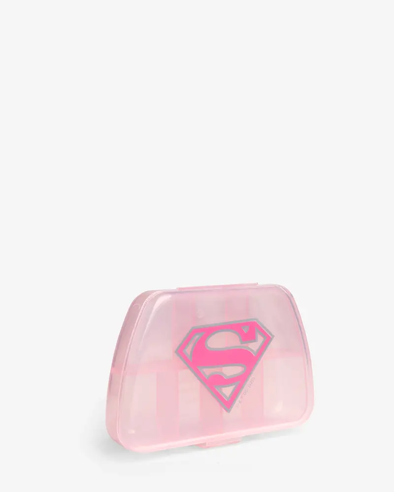 Supergirl Themed Weekly Pill Box – 7-Day Medication Organizer 1