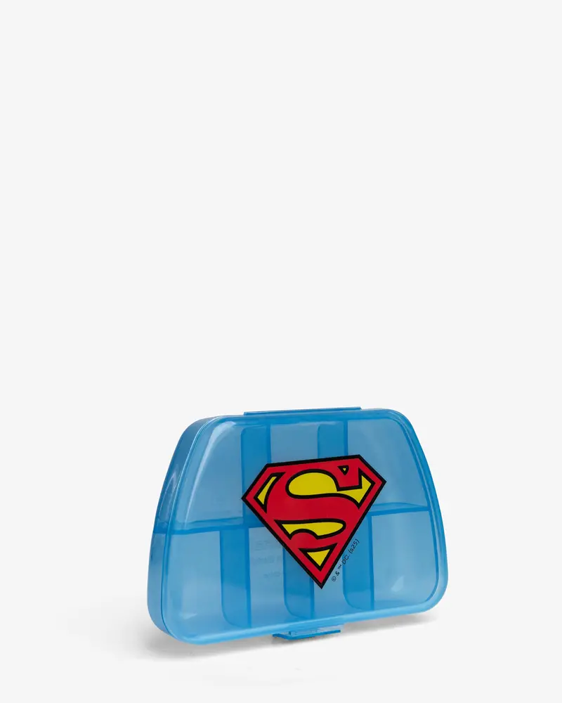 Superman 7-Day Pill Organizer With Compartmentalized Tray 1