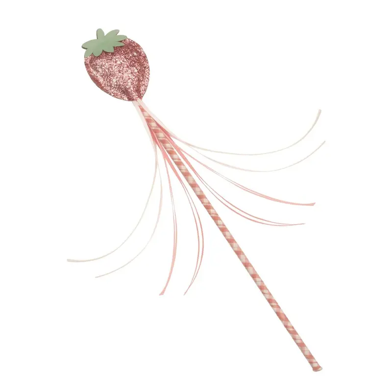 Sweet Strawberry-Themed Wand Decor 1