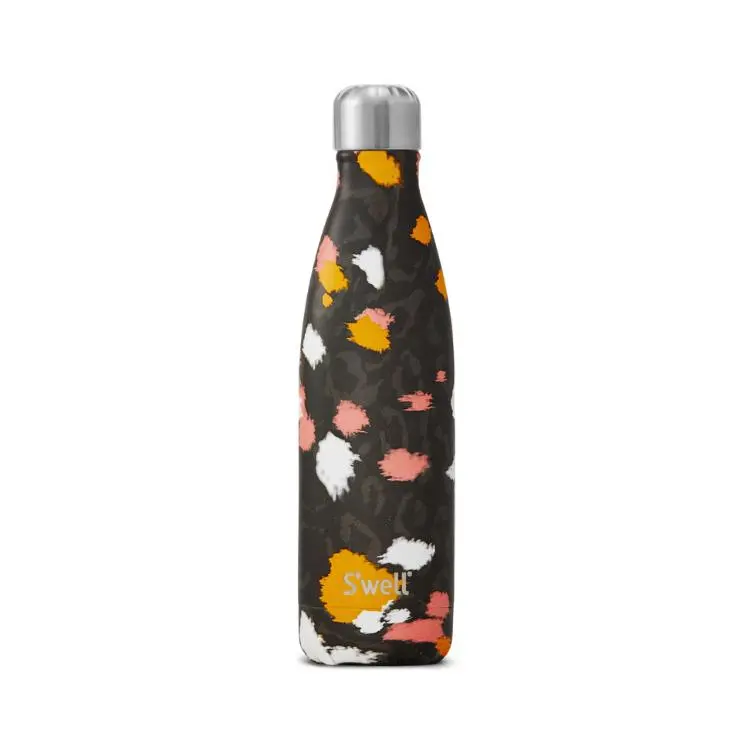 S'Well Noir Jaguar Pattern Vacuum-Insulated Bottle 1
