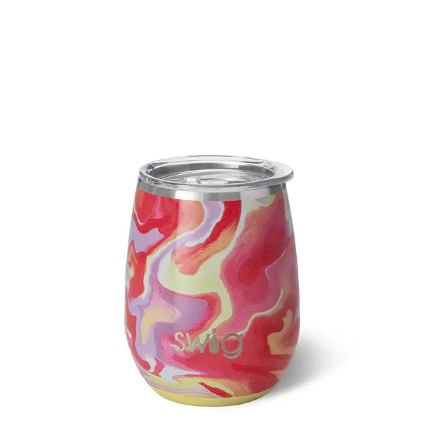 Swig 14 Oz Pink Lemonade Stemless Wine Tumbler 1