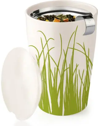 Tea Forte Kati Infuser Mug – Spring Grass Design 1