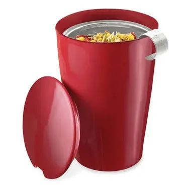 Tea Forte Kati Single-Serve Tea Cup – Cranberry Accent 1