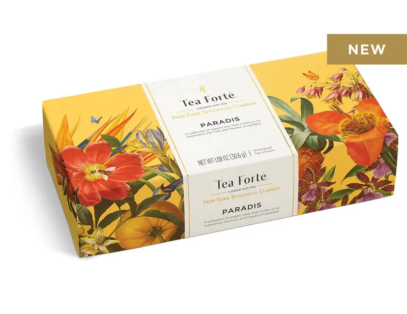 Tea Forté New York Petite Presentation Box – Paradis Tea Collection 1