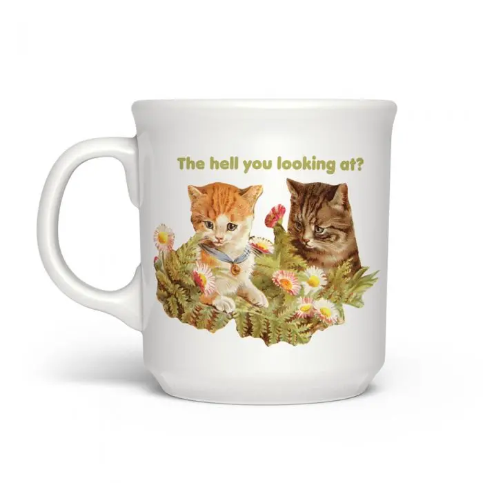 'The Hell You Looking At?' Bold Statement Mug – Fred 1