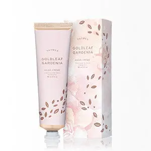 Thymes Goldleaf Gardenia Hand Cream – Nourishing & Scented 1