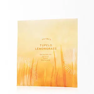 Thymes Tupelo Lemongrass Bath Salts – Exfoliating & Aromatic 1