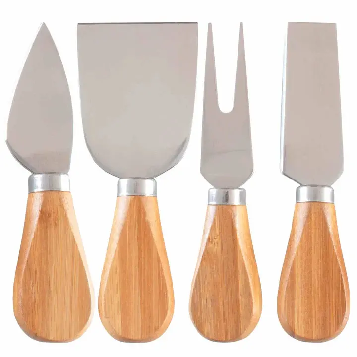 Totally Bamboo 4-Piece Professional Cheese Tool Kit 1