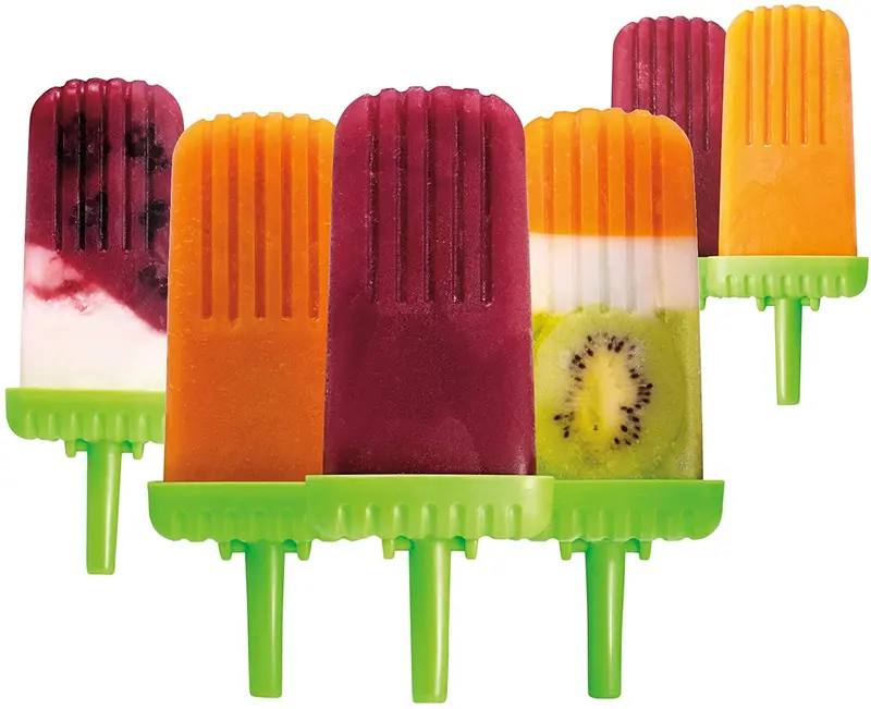 Tovolo Groovy Pop Ice Pop Molds – 6-Cavity Set 1
