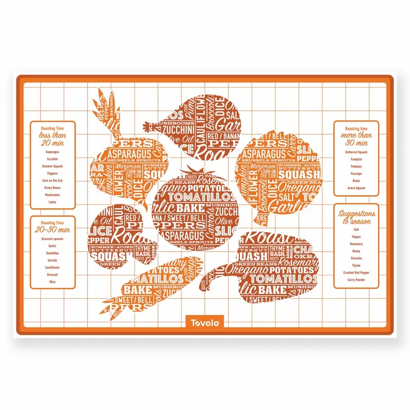 Tovolo Non-Stick Silicone Roasting Mat For Vegetables And Baking 1