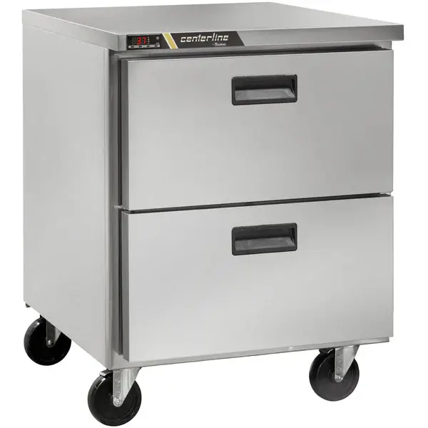 Traulsen Cluc-27R 27-Inch Single-Door Centerline Refrigerated Work Table 3