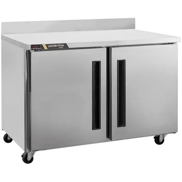 Traulsen Cluc-48F 48-Inch Double-Door Centerline Freezer Work Table 3