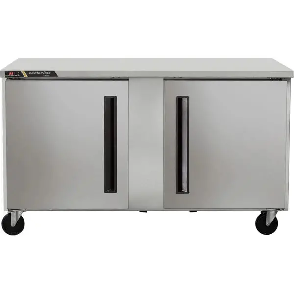 Traulsen Cluc-60F 60-Inch Double-Door Centerline Freezer Work Table 1
