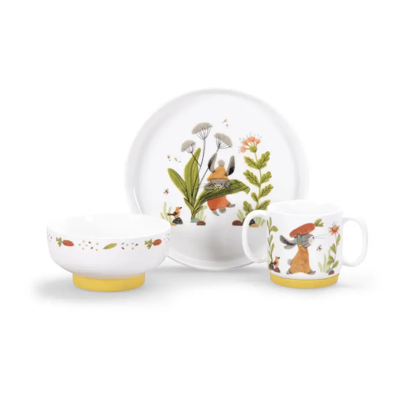 Trois Petits Lapins Porcelain Tableware Set 1