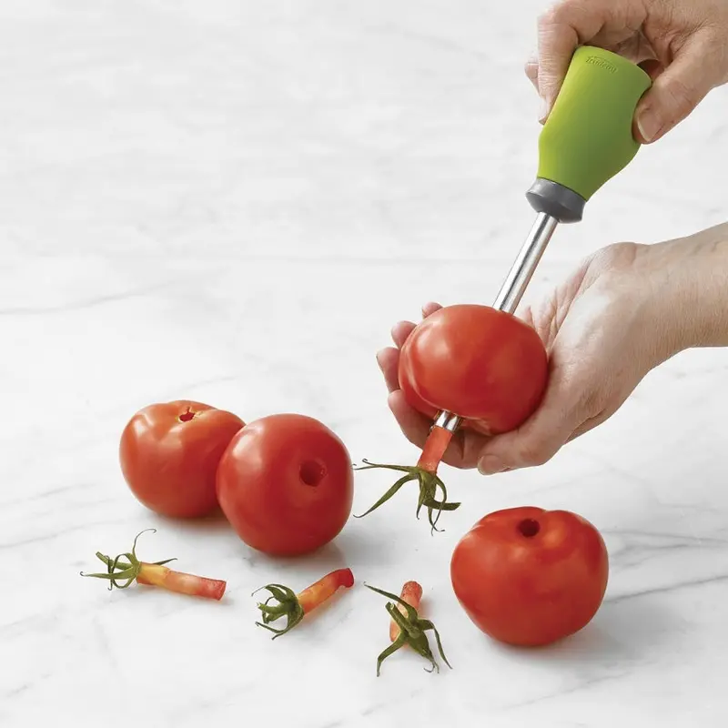 Trudeau Green Tomato Huller – Ergonomic Stainless Steel Veggie Prep Tool 1