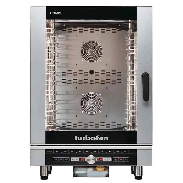 Turbofan Ec40D10 Full-Size 10-Tray Digital Electric Combi Oven 1