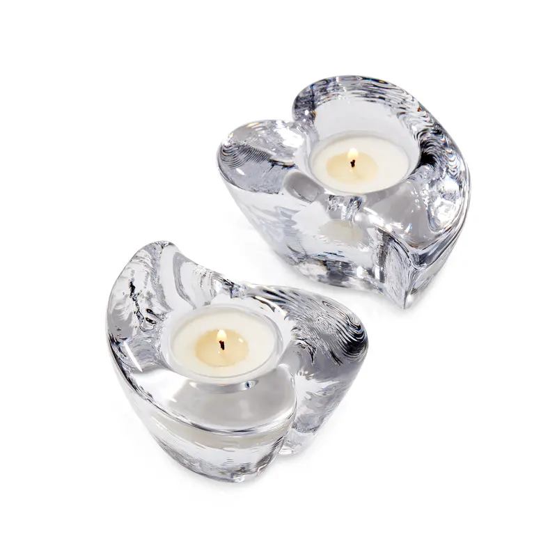 Twist Heart Tealight Candle Set – Gift Boxed (2 Pcs) 1