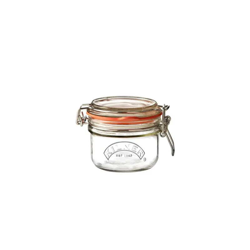 Typhoon Homewares 4 Fl Oz Clip-Top Round Storage Jar 1
