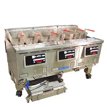 Ultrafryer Ultragold B-P30-18-3-Ucp Triple-Battery Gas Fryer – 3 × 110-Lb Frypots 1