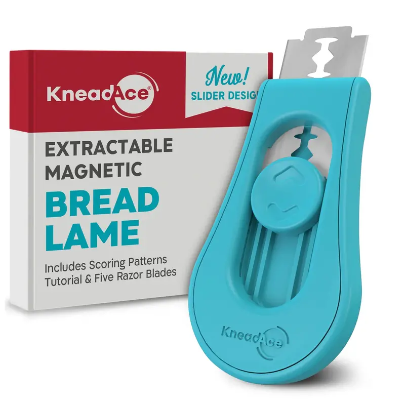Upgraded Turquoise Bread Lame – Kneadace Professional Dough Scoring Tool 1
