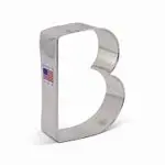 Uppercase Letter B Cookie Cutter – Precision Alphabet Baking Tool 1